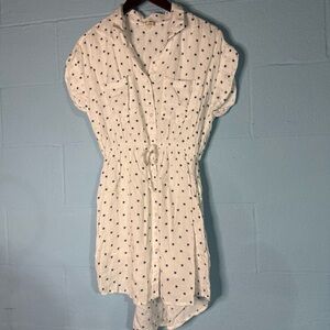 Japan White Blue Star Dress